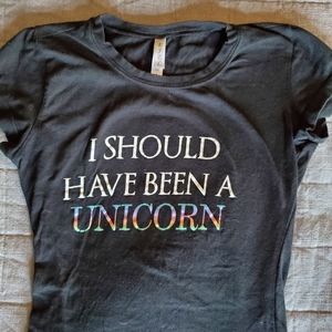I Should Have Been A Unicorn T shirt small